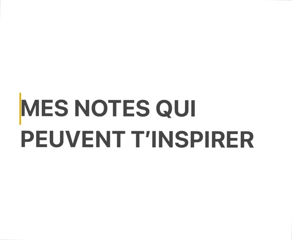 Quick look &agrave; mes &eacute;ternelles notes qui sont &eacute;pingl&eacute;es sur mes appareils.

Elles sont mes alli&eacute;es au quotidien pour me rappeler l&rsquo;essentiel, ne rien devoir garder en t&ecirc;te histoire d&rsquo;all&eacute;ger mo