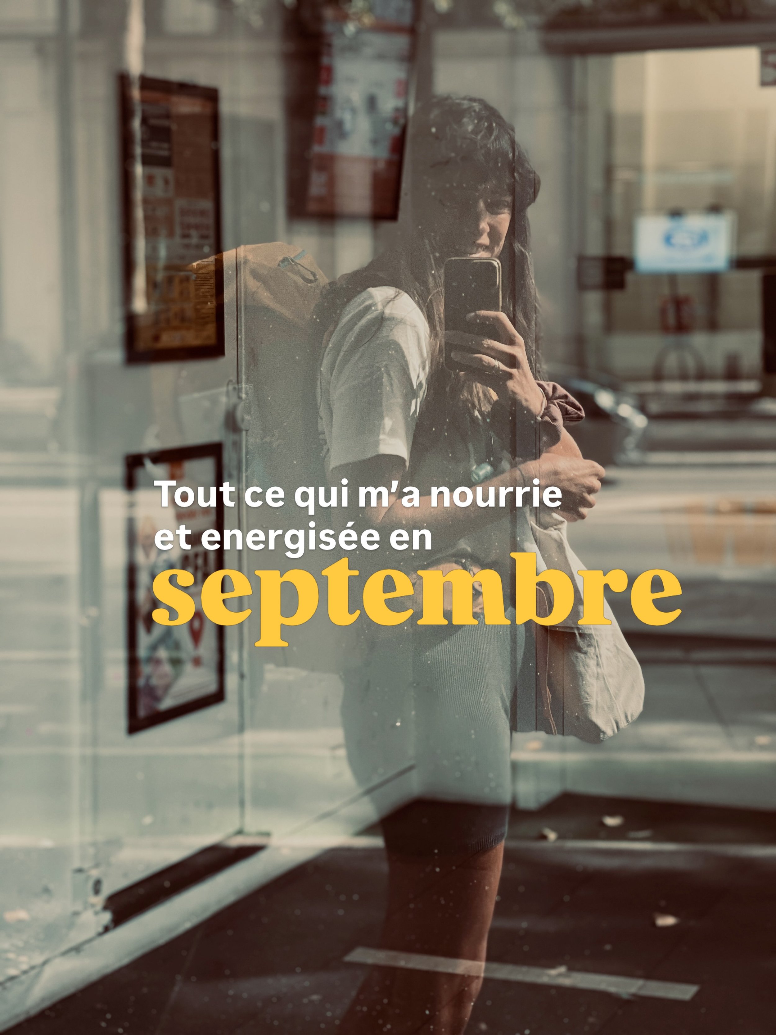 La vie est belle. 
J&rsquo;esp&egrave;re semer des petites graines de joie en te partageant tout cela