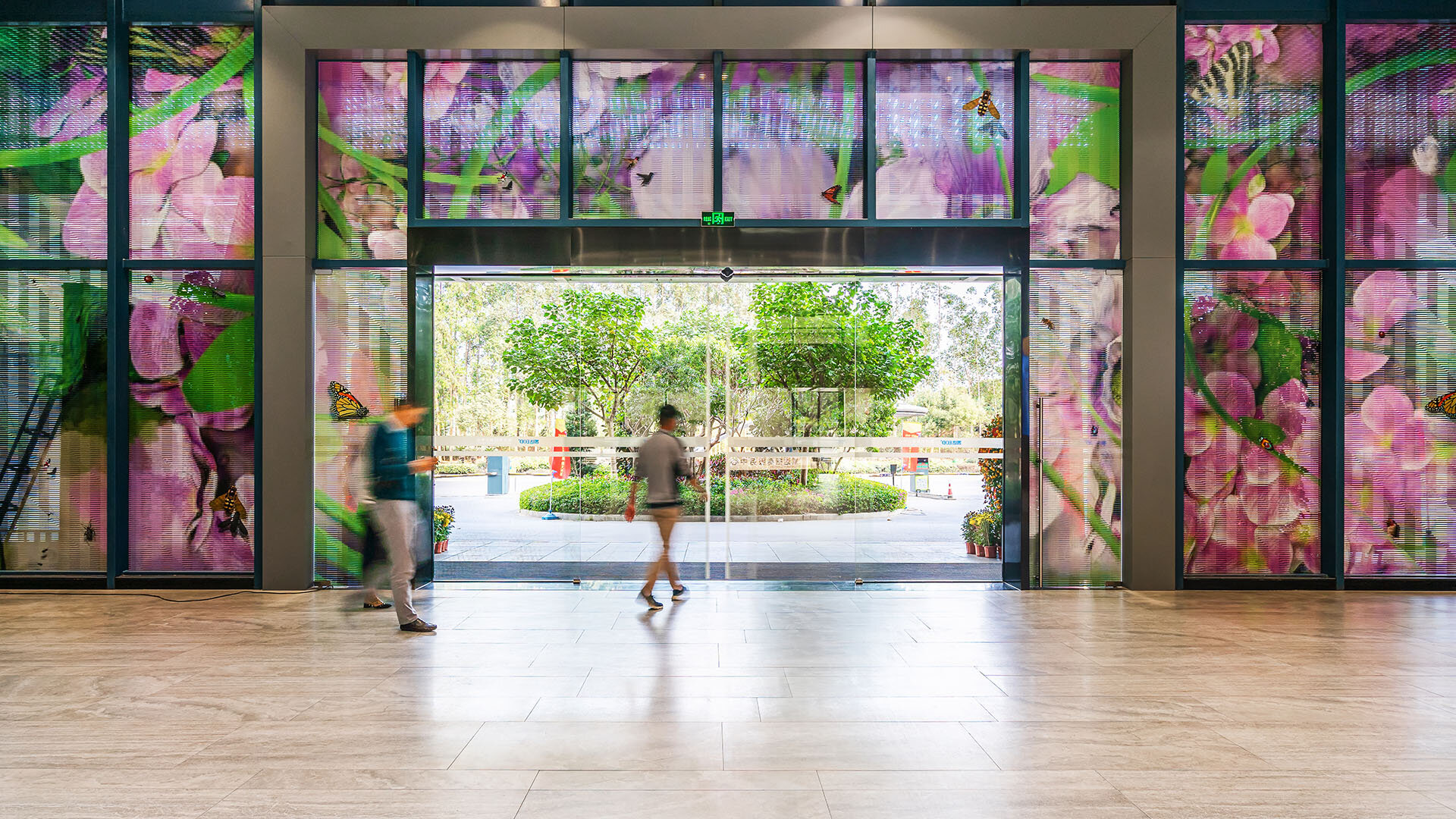  Atelier Manferdini, Living Picture, Kaida Center of Science and Design, Dongguan, China, 2019. Interior view from the lobby. Photo courtesy UAP. 