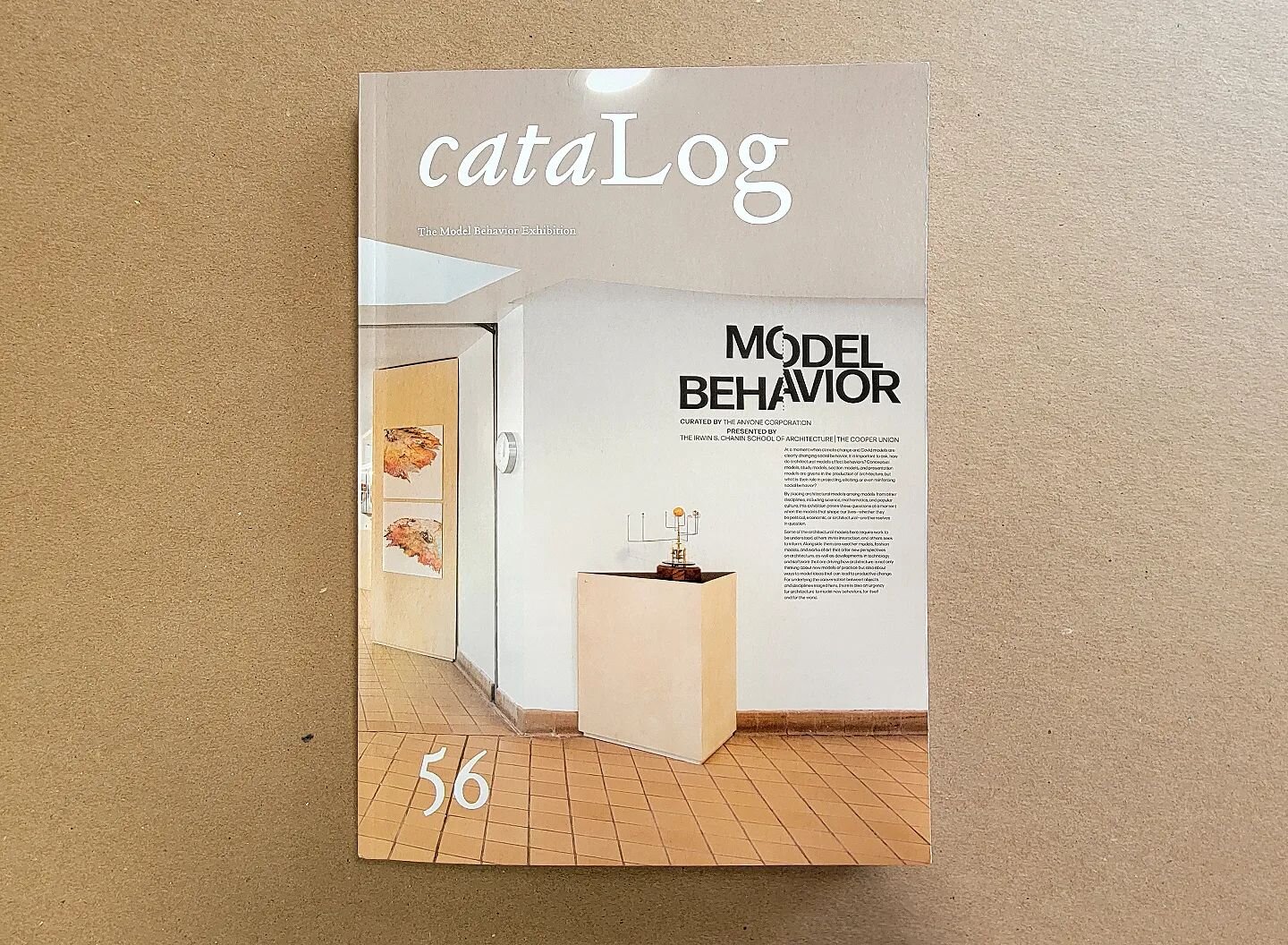 Log 56, the cataLog to the exhibition &quot;Model Behavior,&quot; is here! Five essays and 55 projects.

If you preordered of subscribe, your copy is on its way. Link in bio to subscribe and order.

#Log56 #Logmagazine #modelbehavior #architecturepub