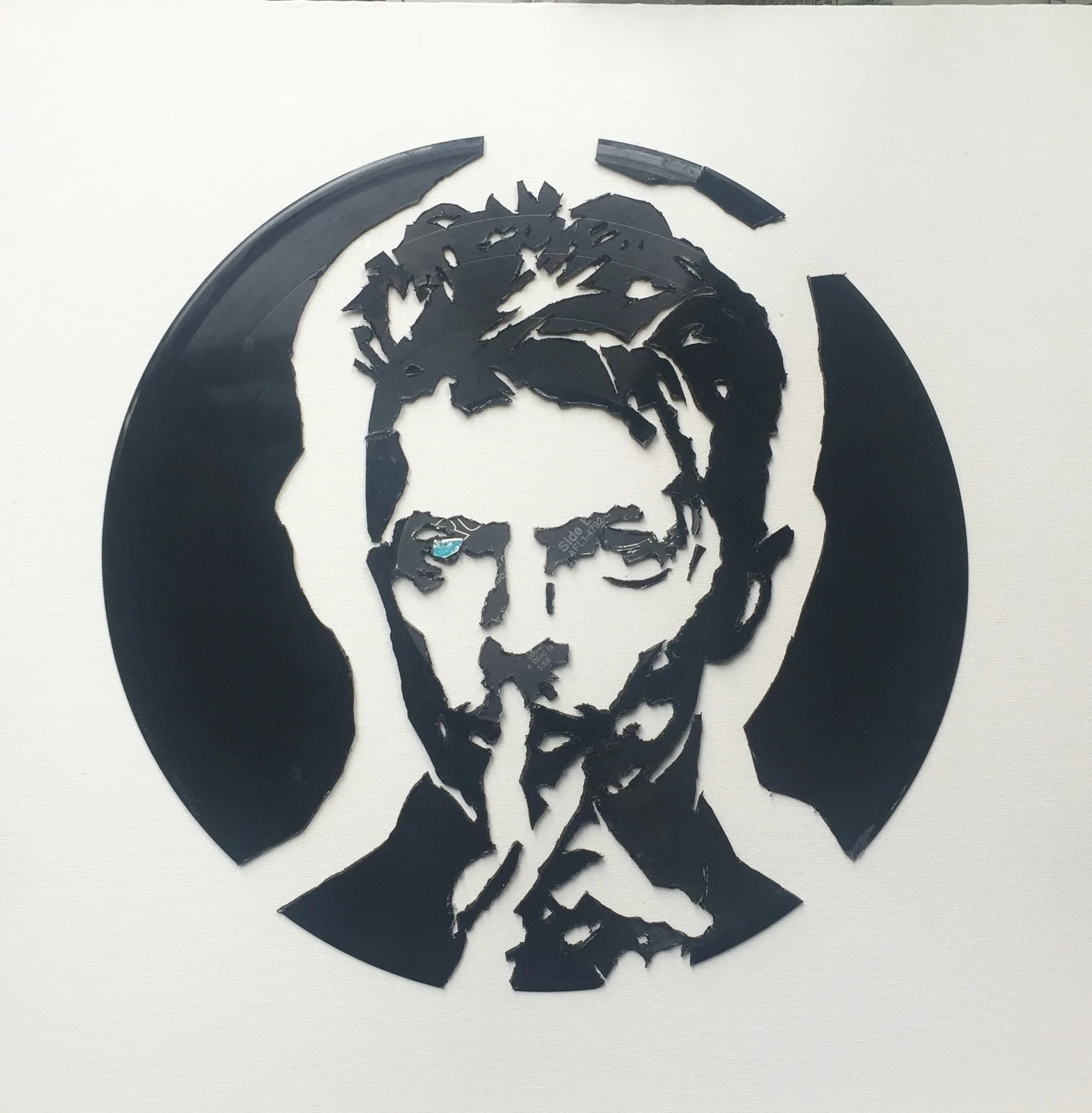 David Bowie, The Man Who sold the world, vinyl artwork, handout artwork, Daivid Bowie SHH, Gavin Evans