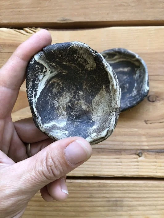 marbled dish