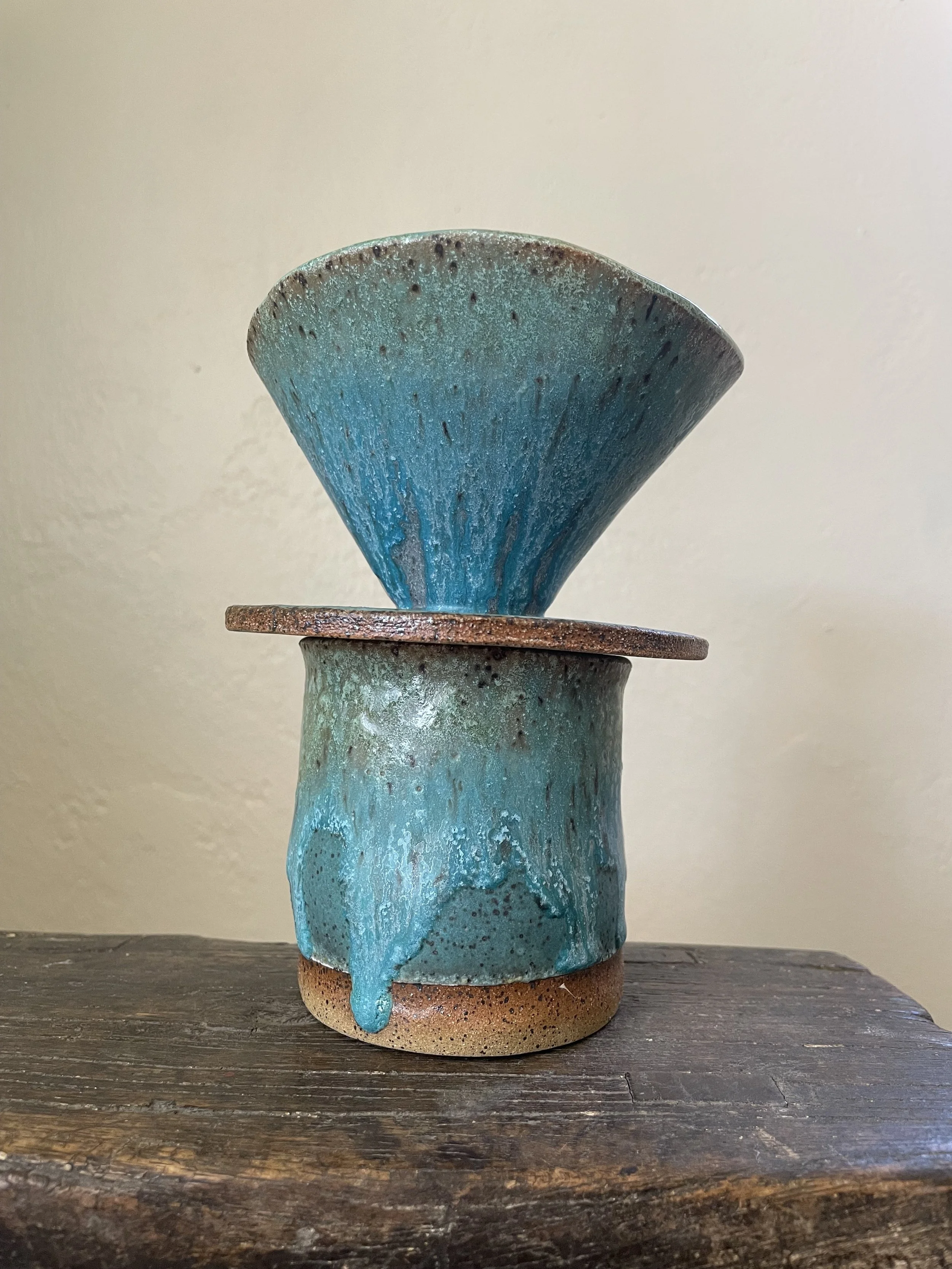Ocean Blue Tumbler + Pour Over Set