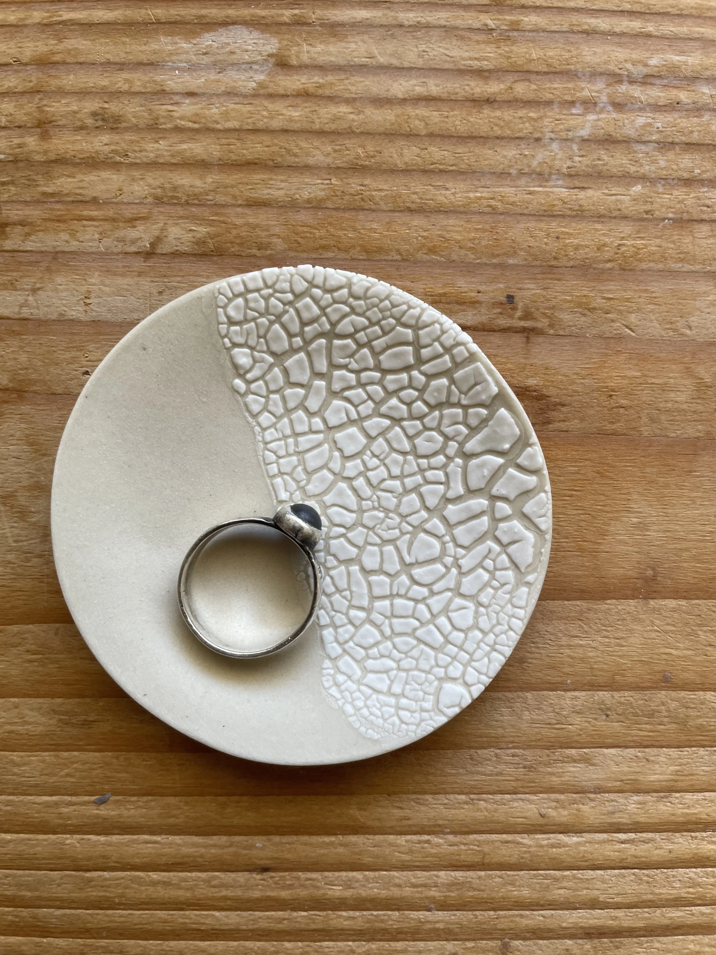 Porcelain Crackle Dish