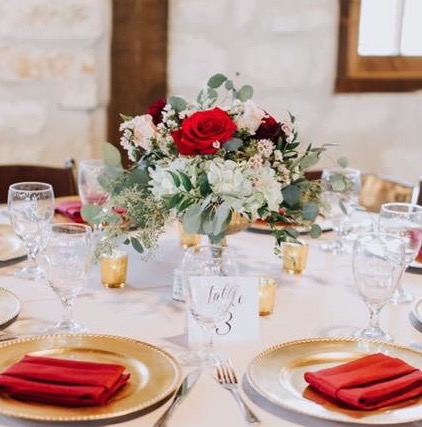  GOLD PEDESTAL VASES