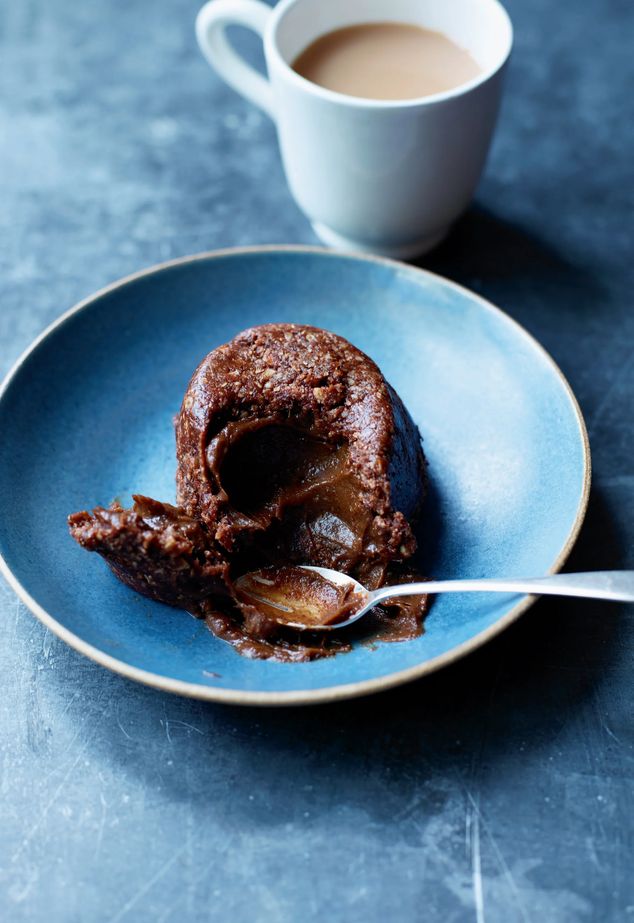 Raw Chocolate and Maca Molten Lava Cake