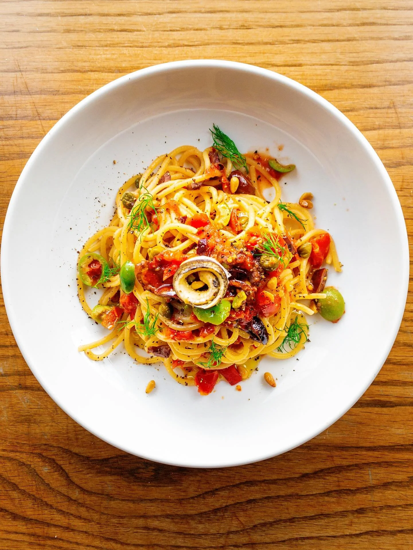 Introducing a new roster of specials: Spaghetti Puttanesca | olives, capers, dried tomatoes, pine nuts &amp; fresh white anchovy ➕ Seasonal Greens | delicata squash, shallot jam, whipped ricotta &amp; spiced pumpkin seeds