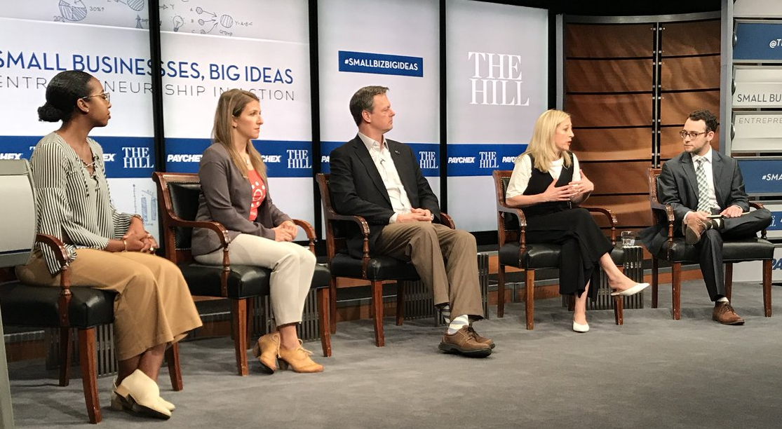 Institute Fellow Deloris Wilson (l) appears on a panel convened by The Hill on entrepreneurship.