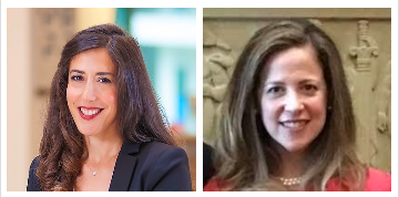 Professors Hillary Brill (l) and Miriam Vogel (r)