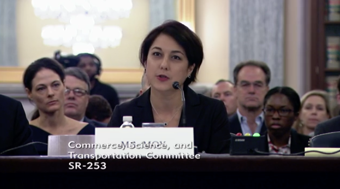 Georgetown Privacy Center’s Laura Moy testifies before the Senate Commerce Committee