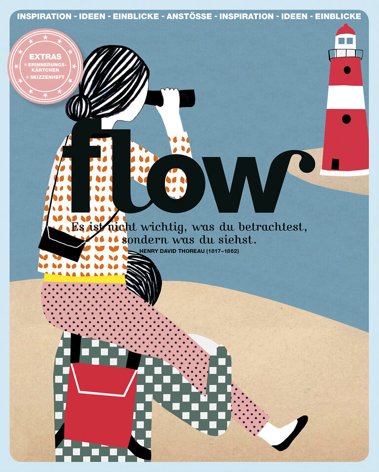  Illustration on the cover of German Flow Magazine. 