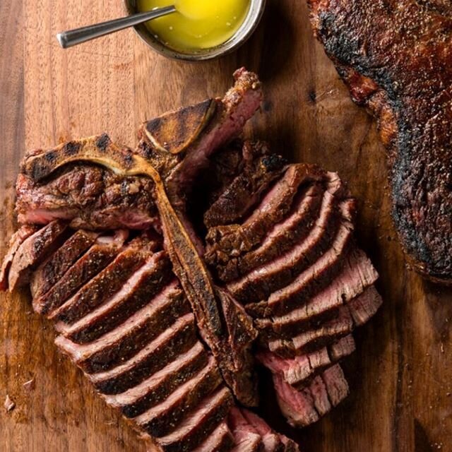 What you might not know about a Certified Angus Porterhouse Steak or Steak Florentine (if you&rsquo;re all fancy and stuff), is that it is very similar to the T-Bone. But because it's cut from the rear end of the short loin it includes more tenderloi