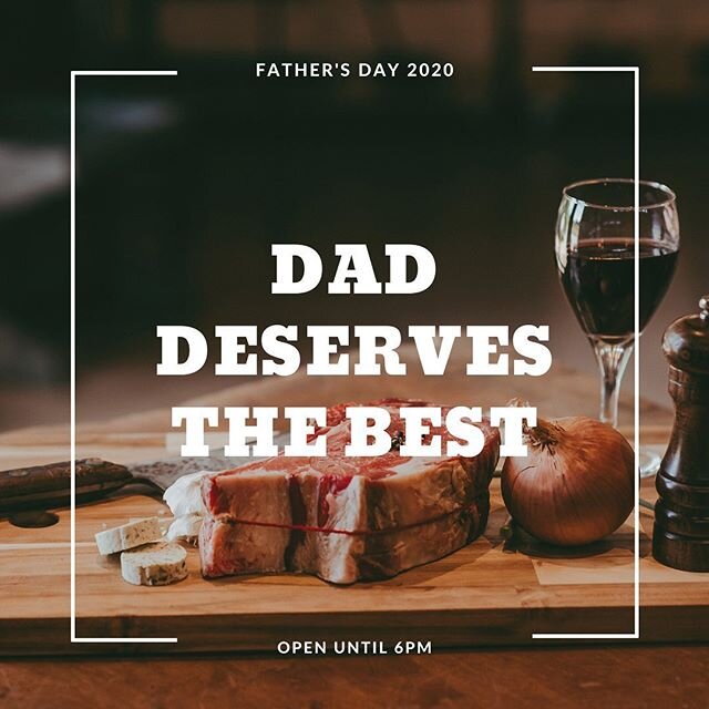 We know how it goes. You really meant to get something for Dad this year. And now the day is here, and well, you're not prepared.⁠⠀
⁠⠀
We gotcha. Call Dad right now and tell him you're coming over with dinner. Then, pop by the store and we'll wrap up