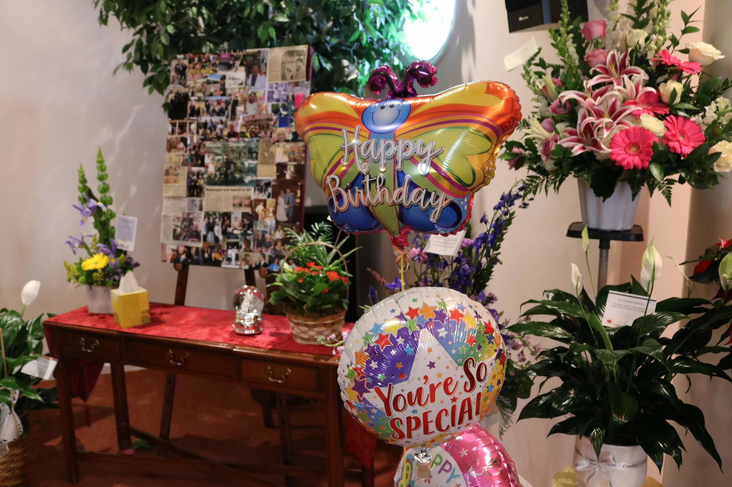 Clara’s 90th birthday was the same day as her celebration of life service.