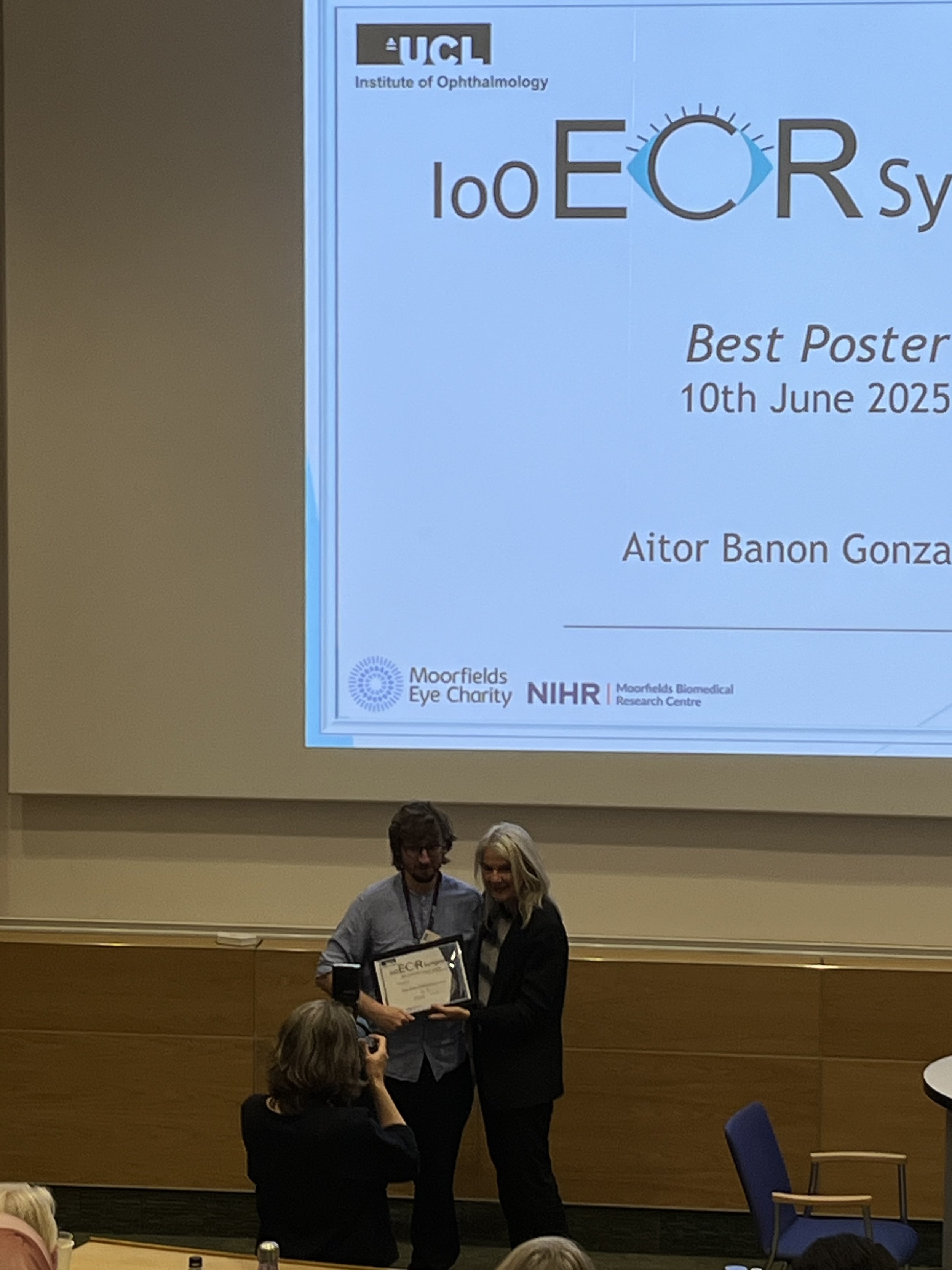 Poster Prize for Aitor