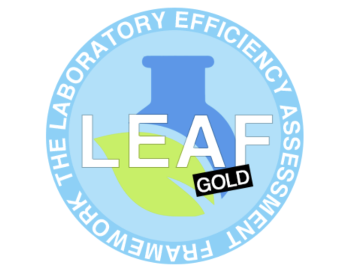 LEAF GOLD Awarded to Fish Floor for sustainability in laboratory practice
