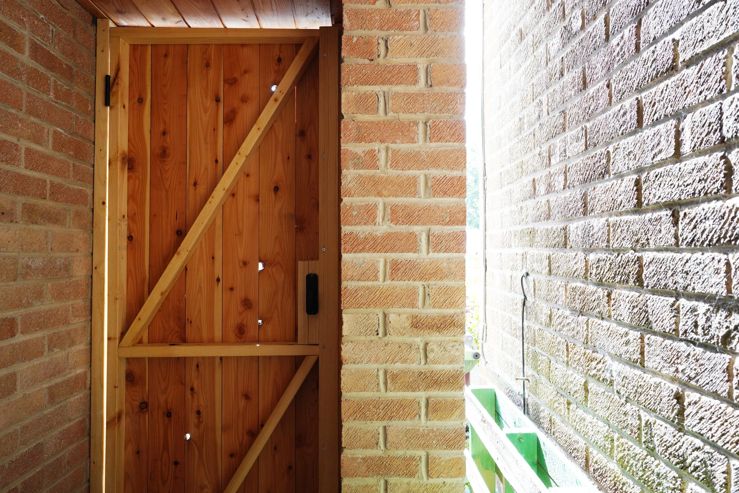 Two storey side extension in Dronfield Woodhouse, Sheffield; extension with pathway to garden