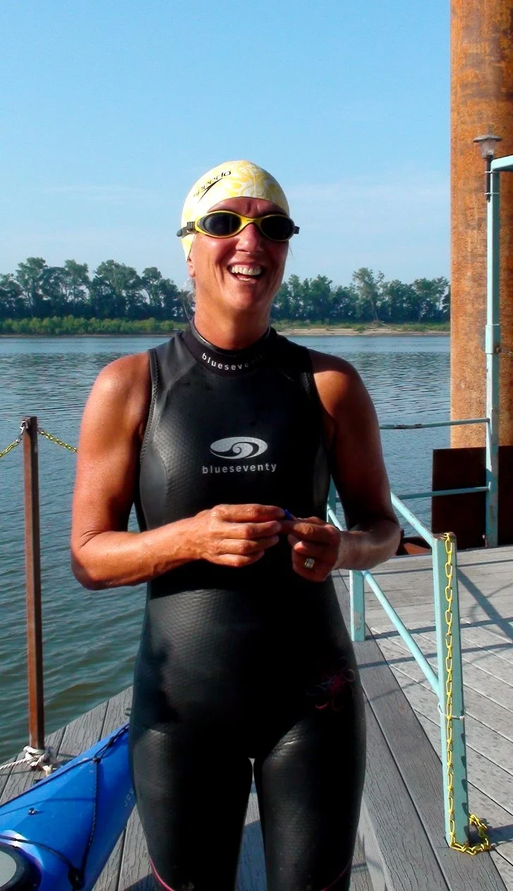 Swimming for change in the Ohio River Swim