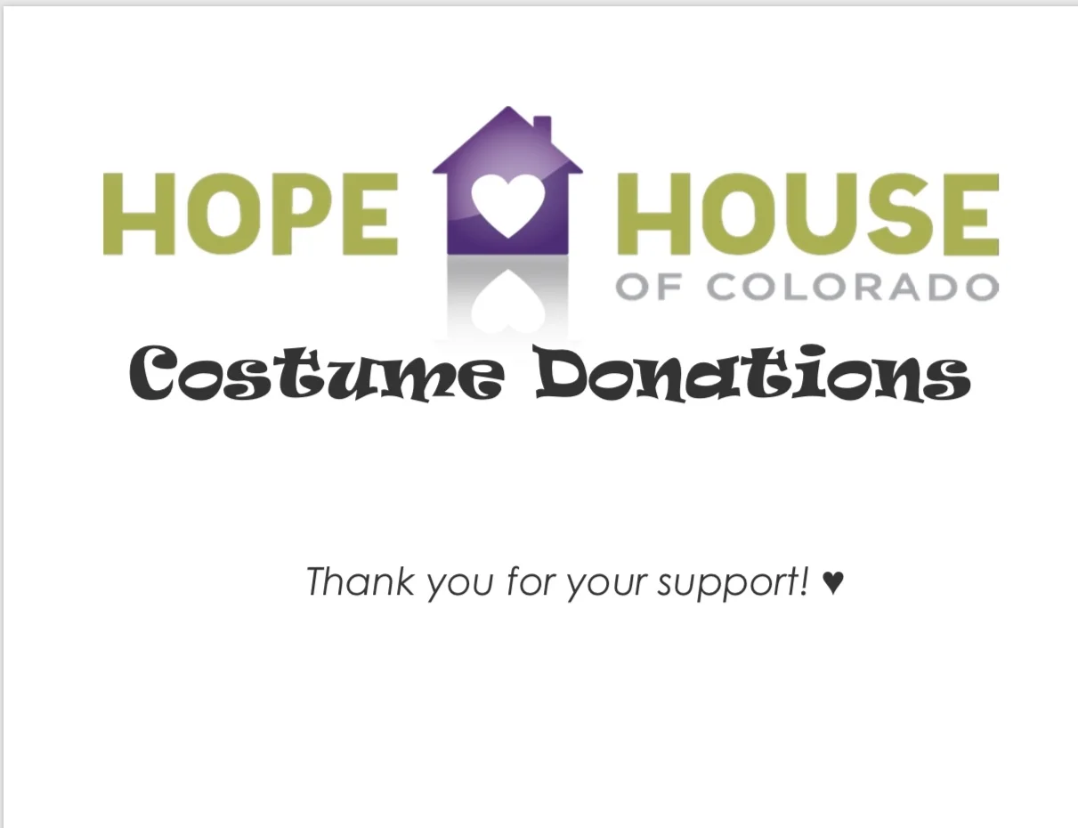 Hope House Costume Drive