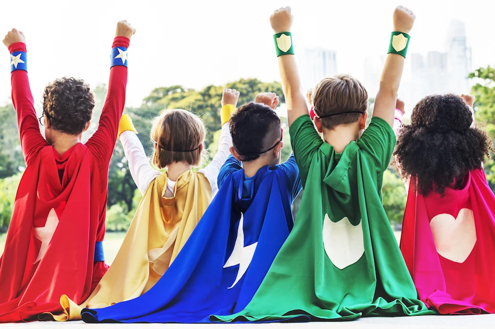 I AM MY OWN SUPER HERO FAMILY YOGA