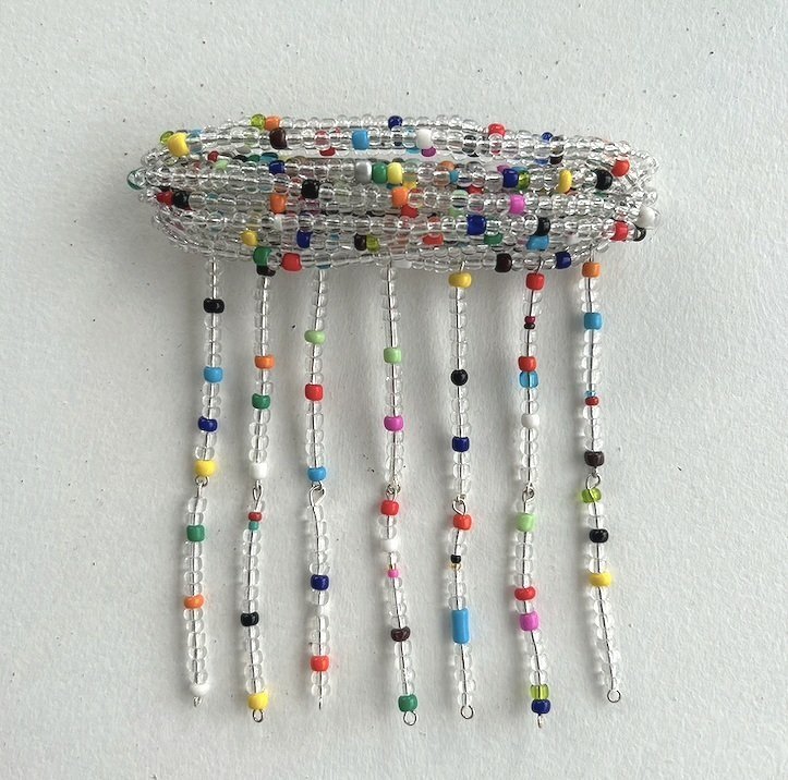 MULTI JELLYFISH BARRETTE