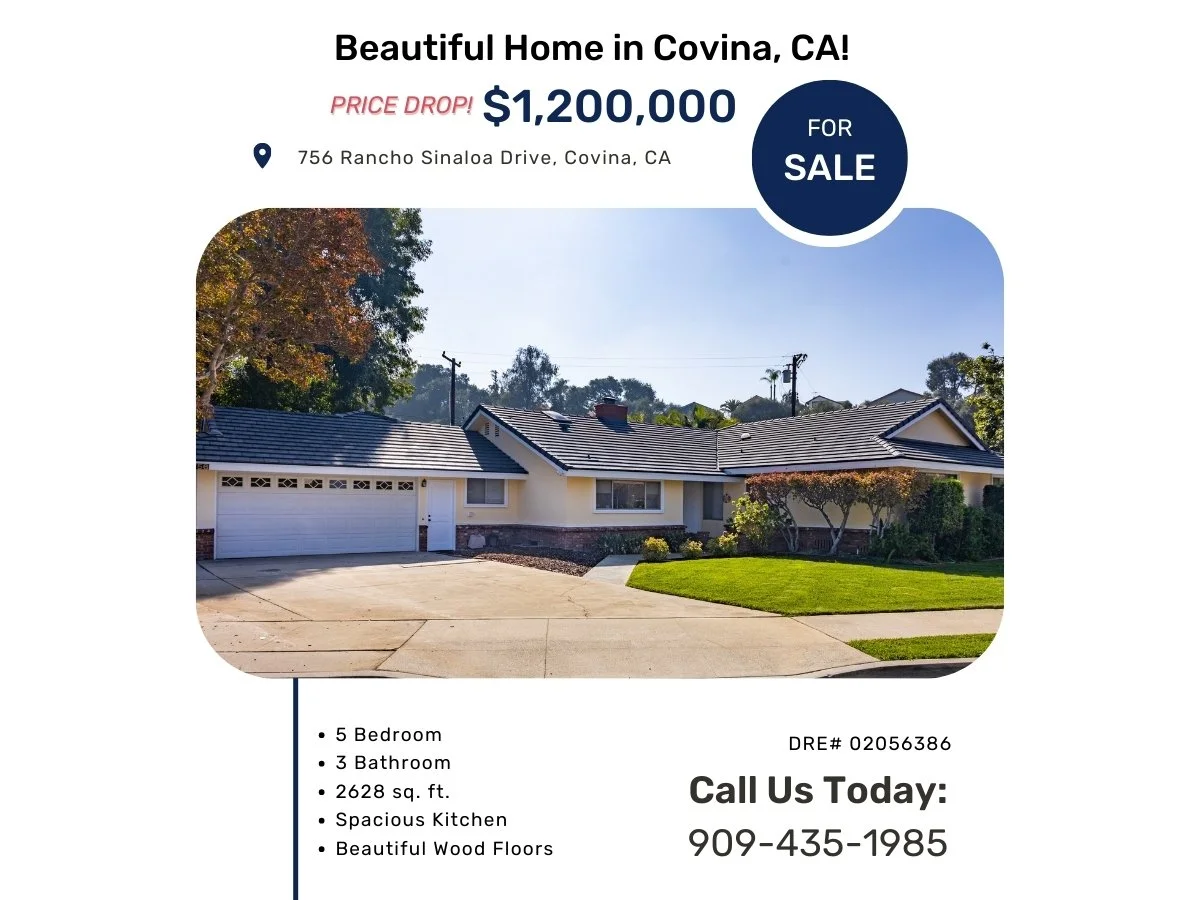 FOR SALE! 756 Rancho Sinaloa Dr., Covina