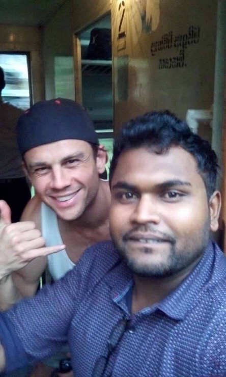 And finally me and my new friend Lakshitha Lakmal