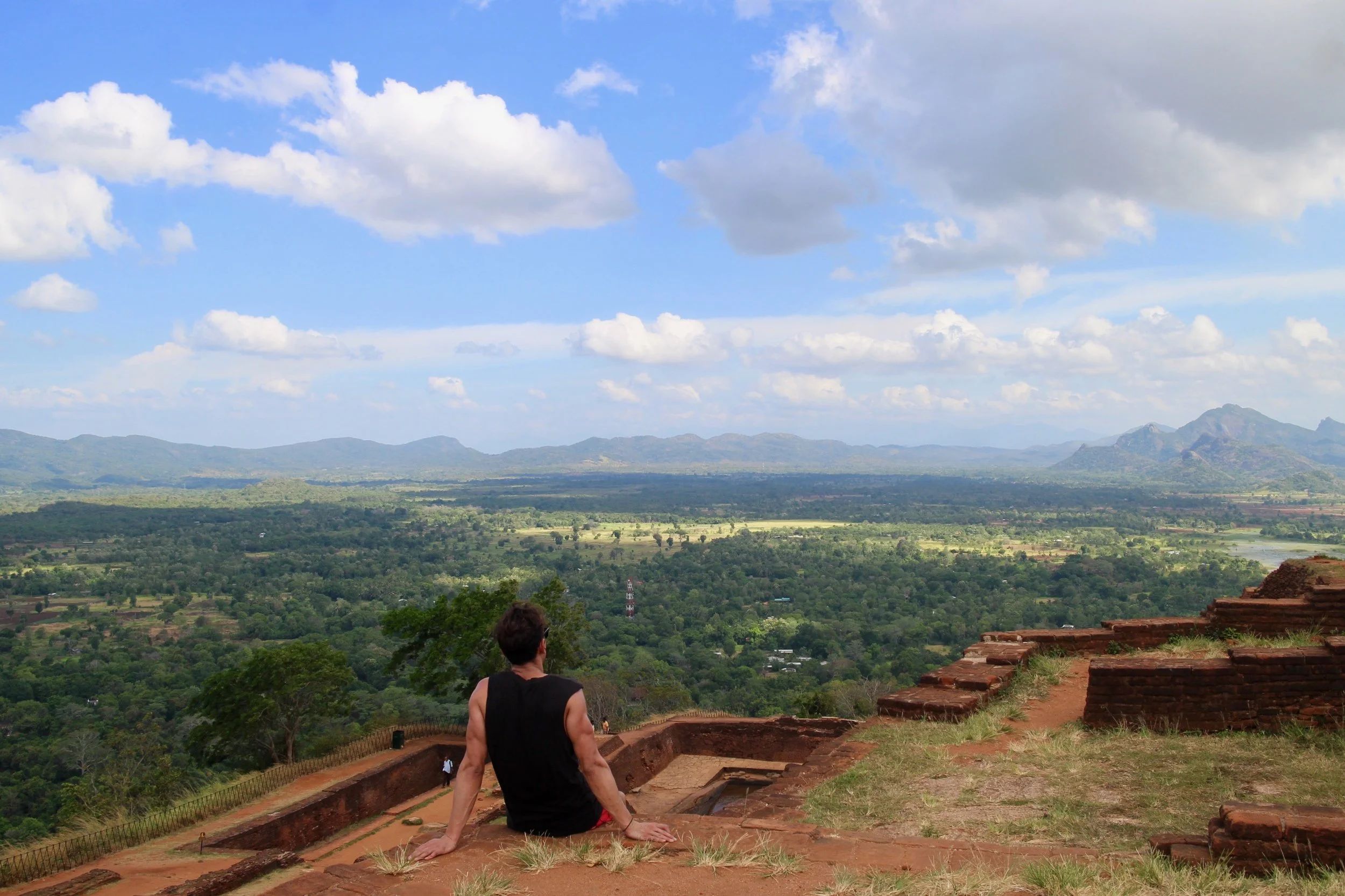 Atop Sigiriya looking South East. Incredible huh?&nbsp;