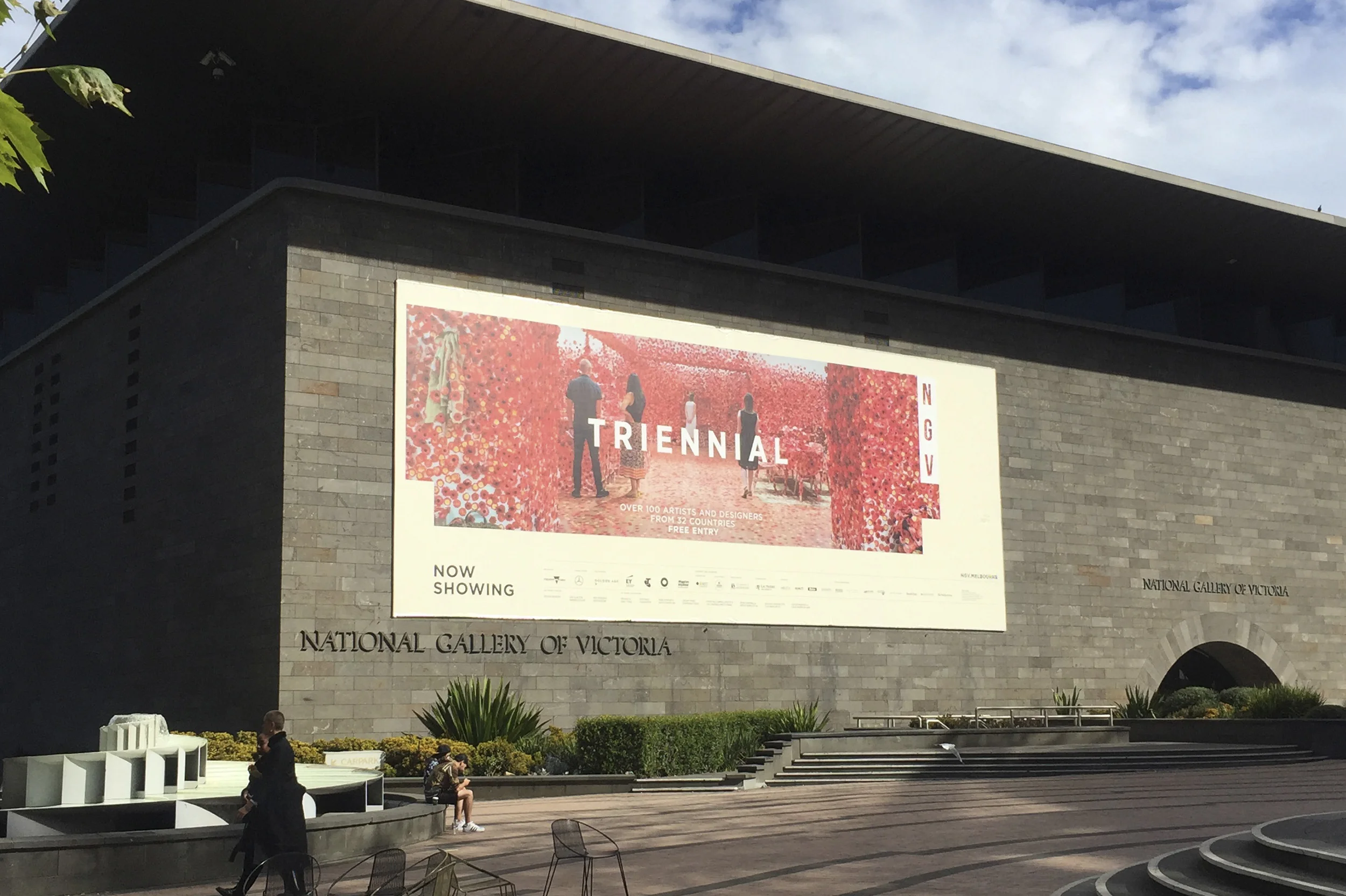 The NGV or National Gallery of Victoria. Melbourne, Australia.