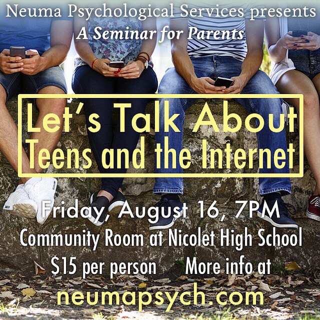 You do not want to miss this seminar on Friday! We are going to be sharing great content about how to keep your kids safe on the internet. Every parent of tweens or teens (or kids who will soon be tweens or teens) needs to hear this information. Join