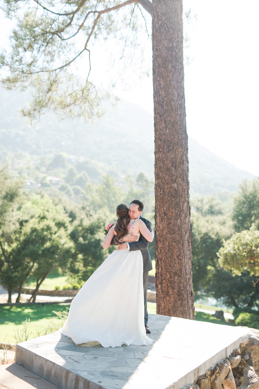 Mt. Woodson Castle Wedding // Brandi Welles Photographer // First Look