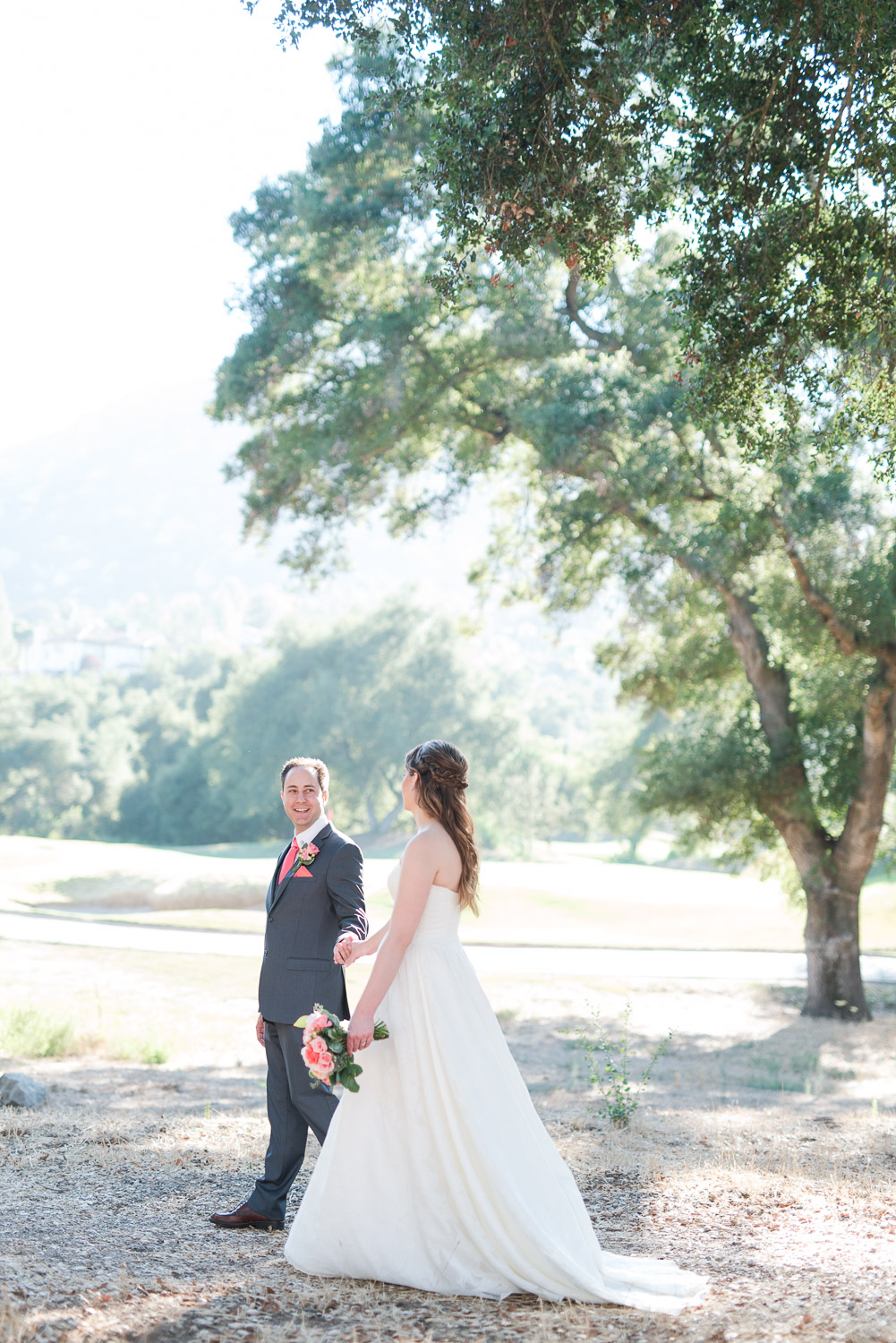 Mt. Woodson Castle Wedding // Brandi Welles Photographer // Bride and Groom