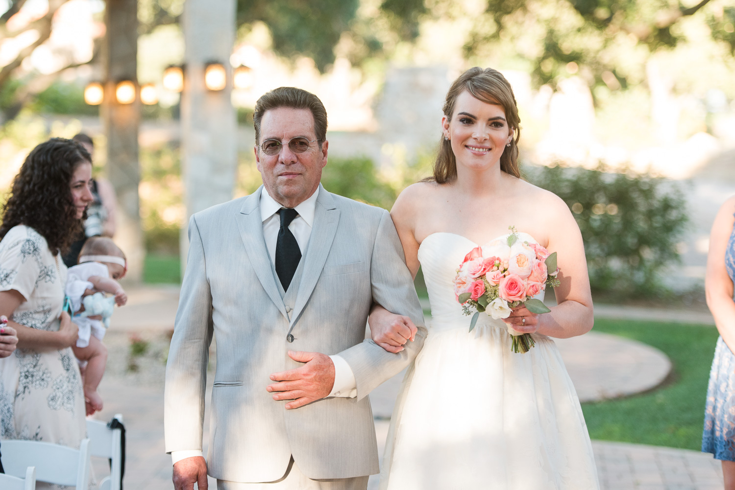 Mt. Woodson Castle Wedding // Brandi Welles Photographer // Father and Daughter