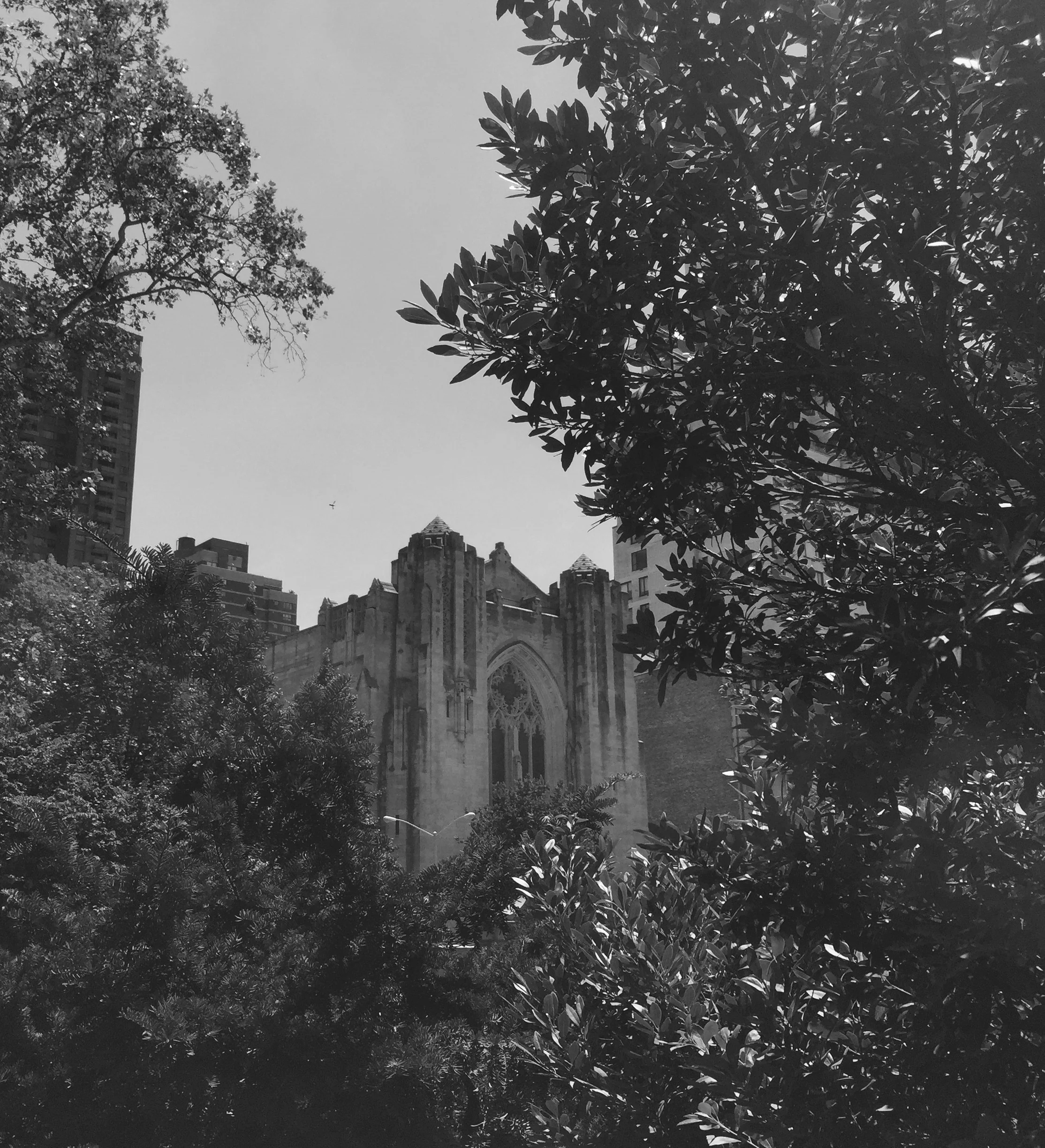 Church of the Heavenly Rest - 12' x 13" - Black+White Photo