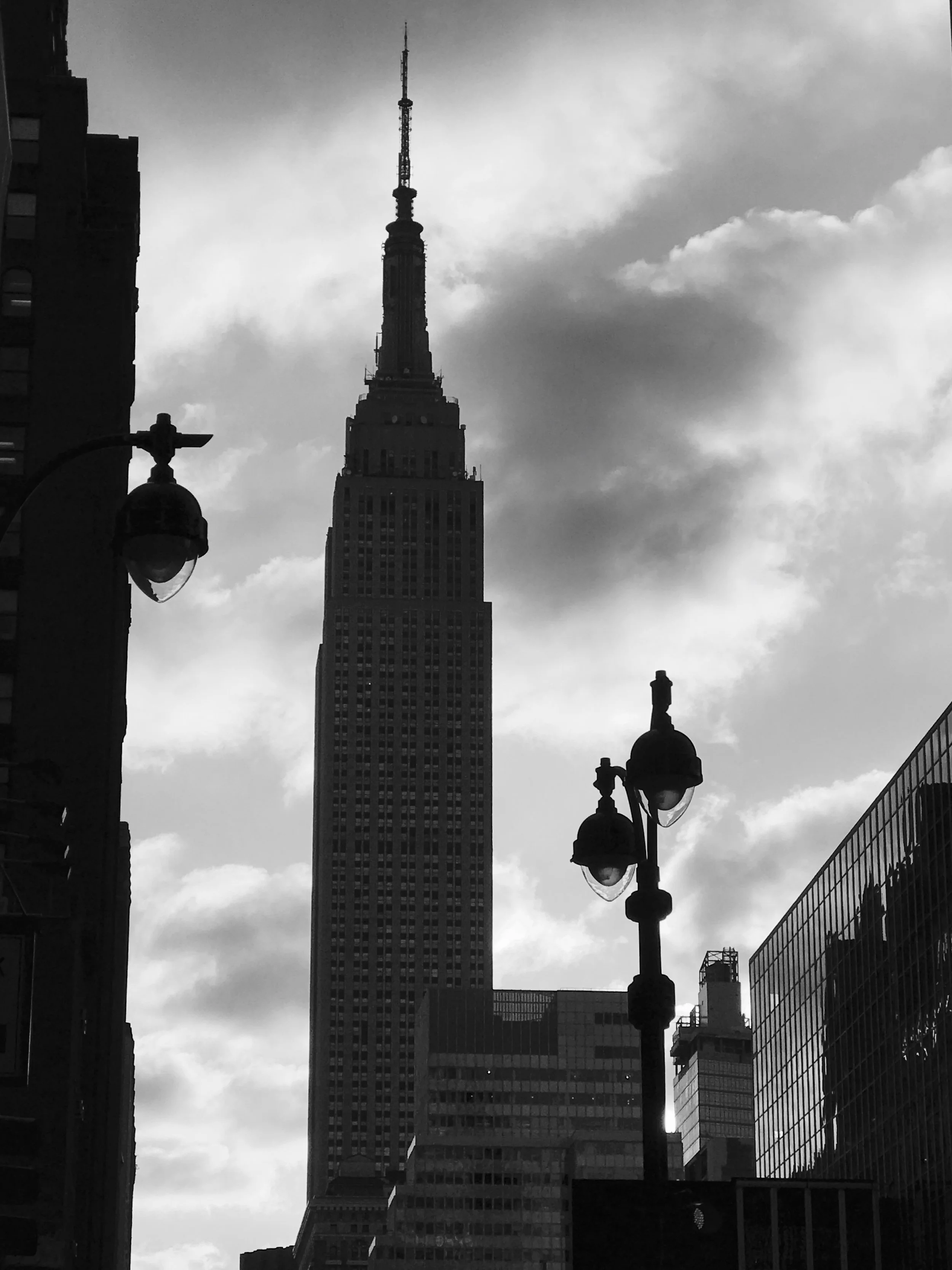 Empire State Building - Black & White Photograph - 8" x 10"