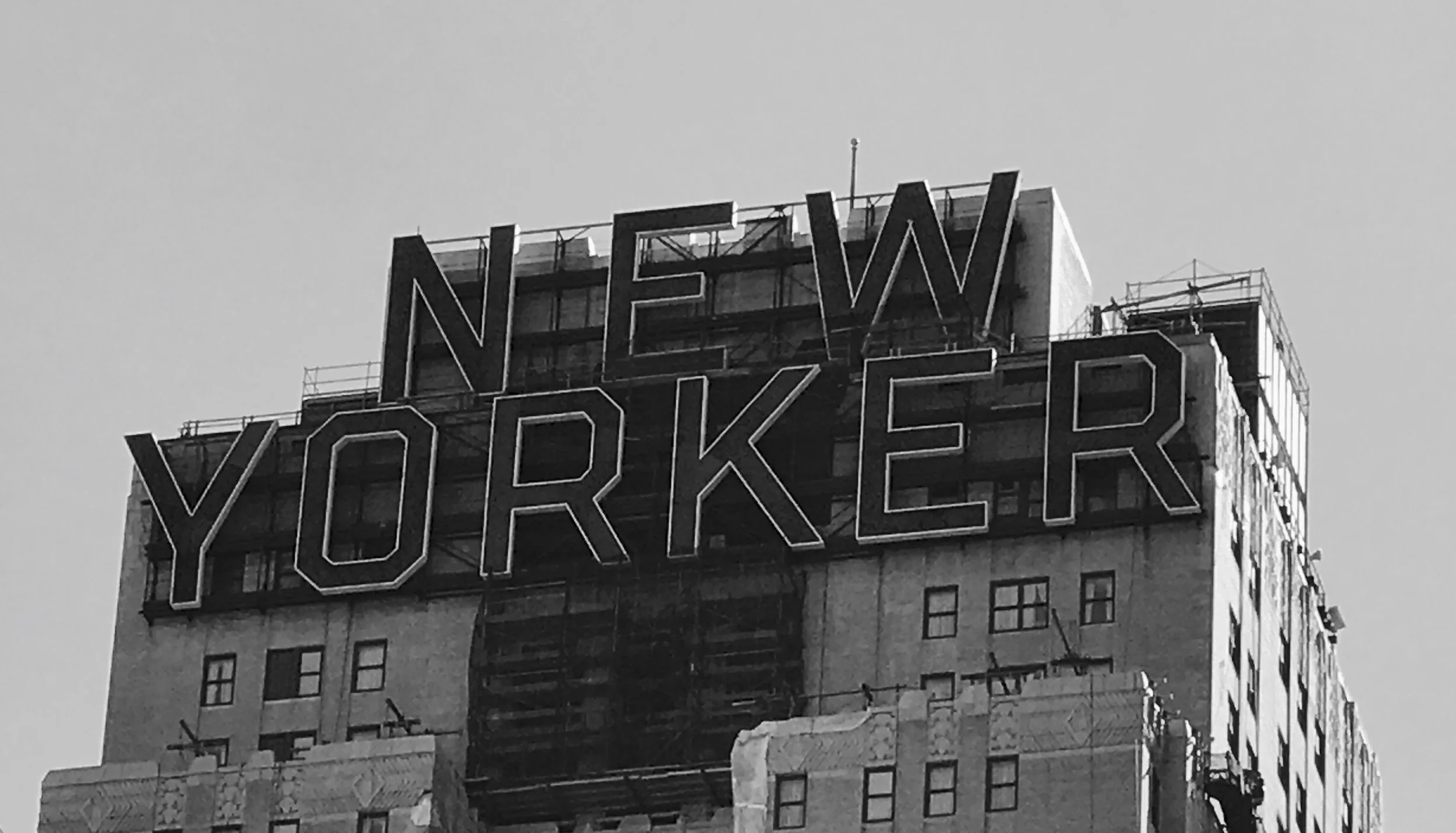 The New Yorker -Black & White Photograph - 8" x 10"