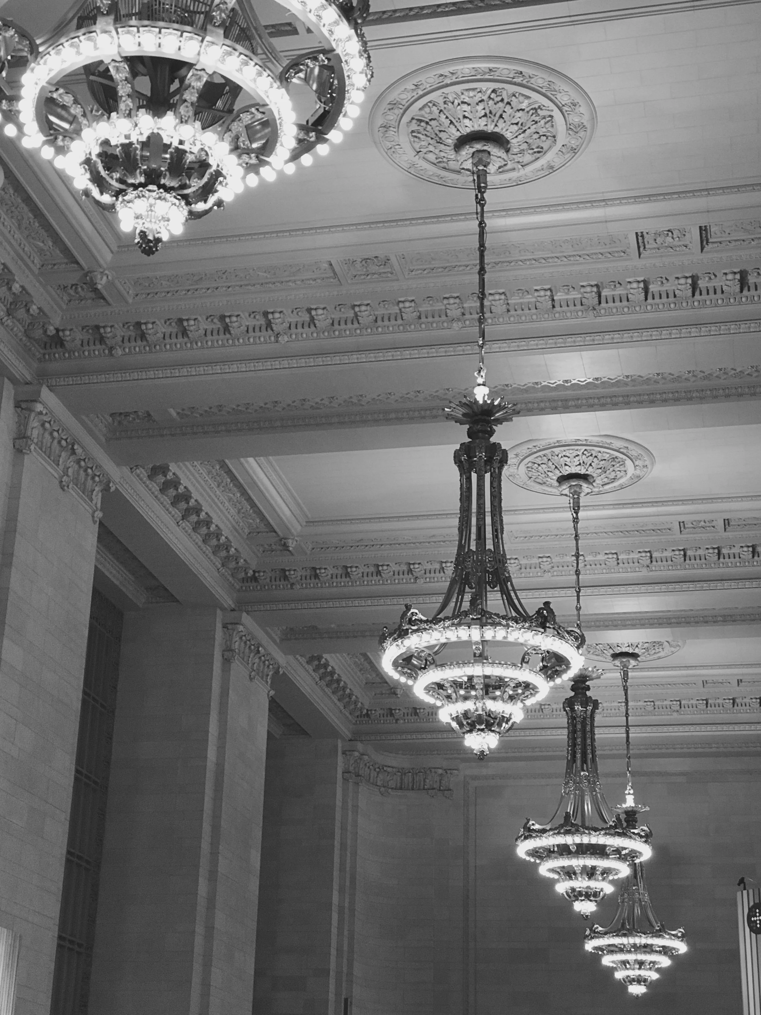 Grand Central Station #2 - Black & White Photograph - 8" x 10"
