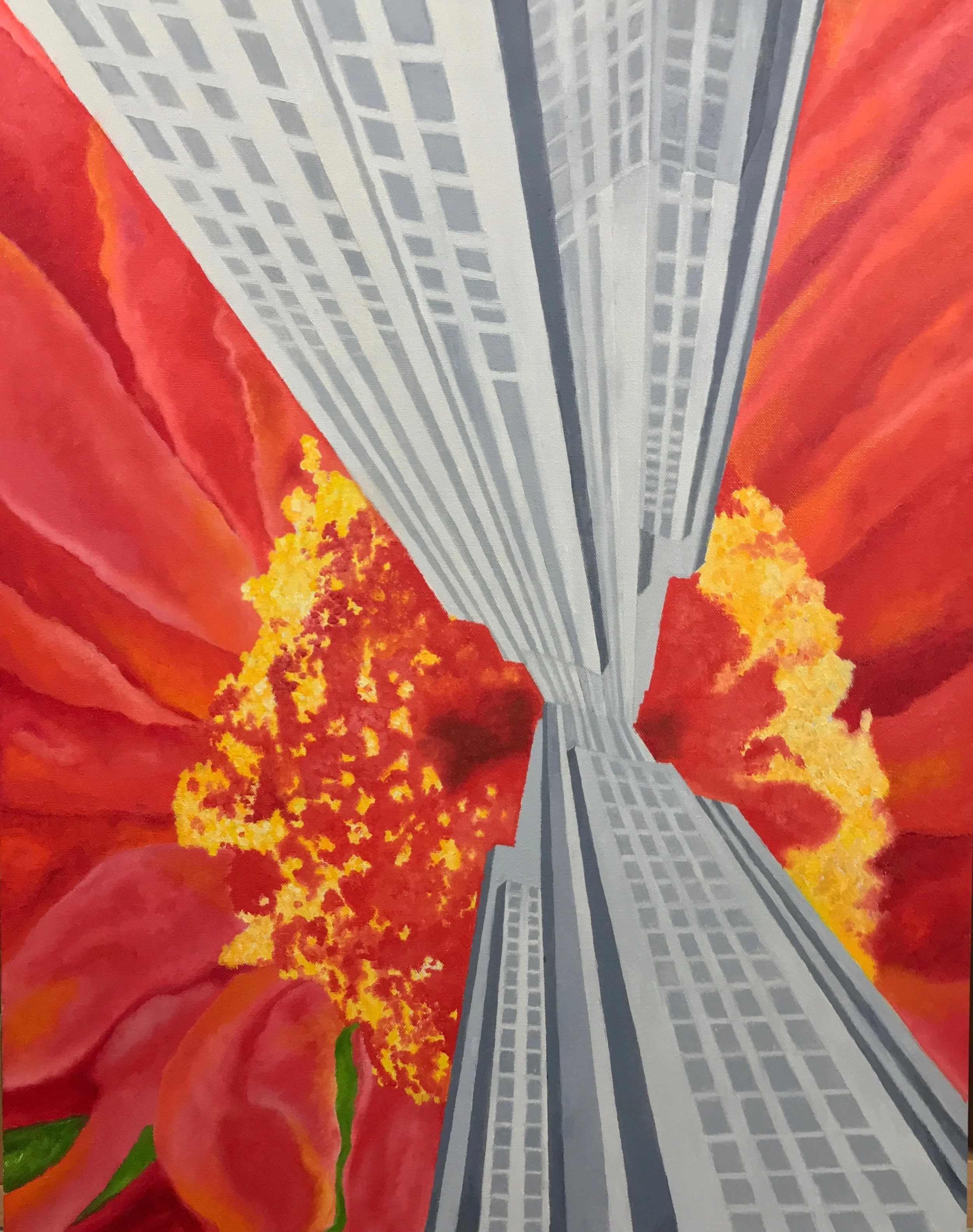 "THE ROC" - Oil on  Canvas - 22" x 28"