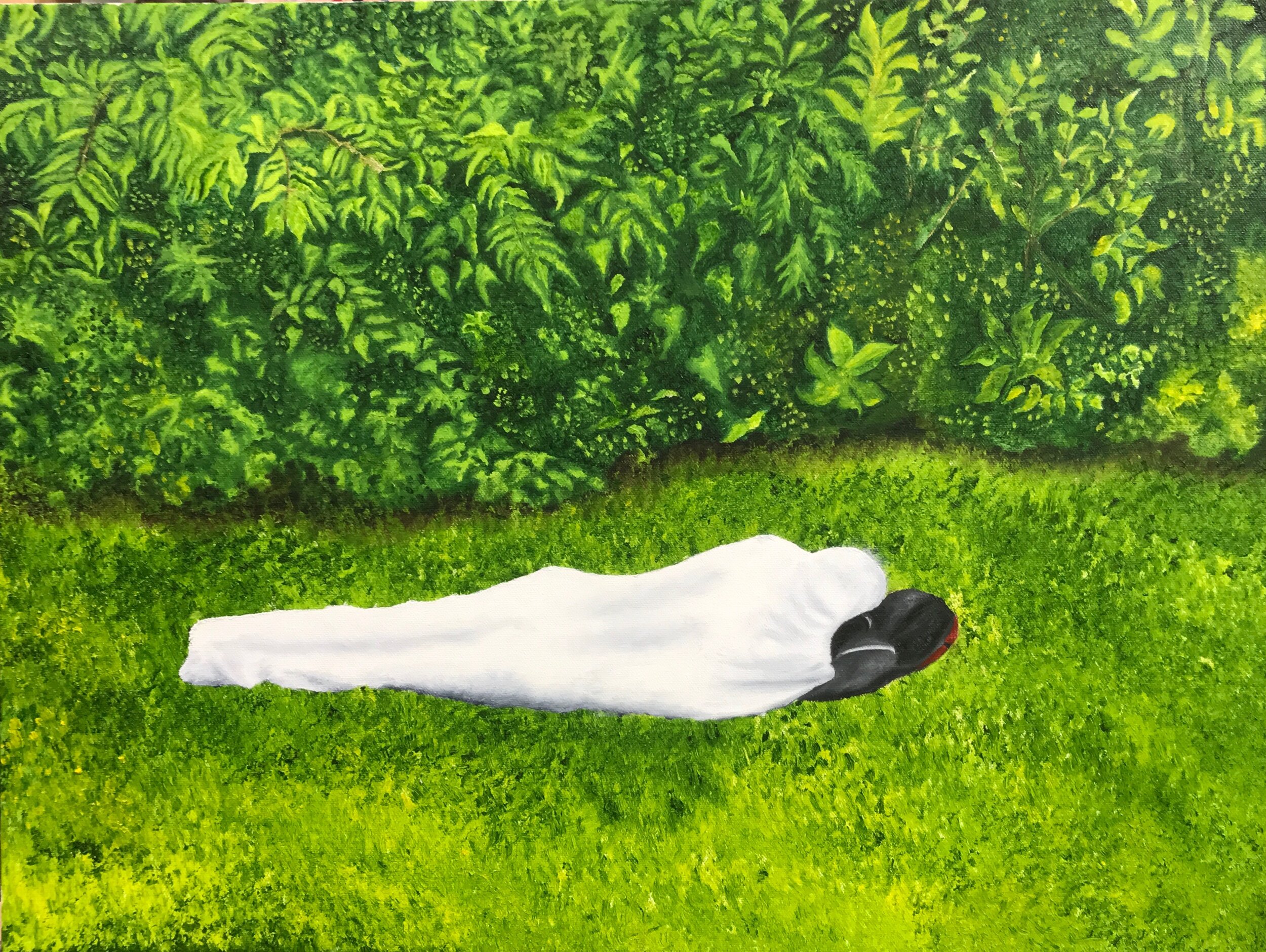 The Avatars of Vishnu - Vamana - Oil on Canvas - 22"x28"