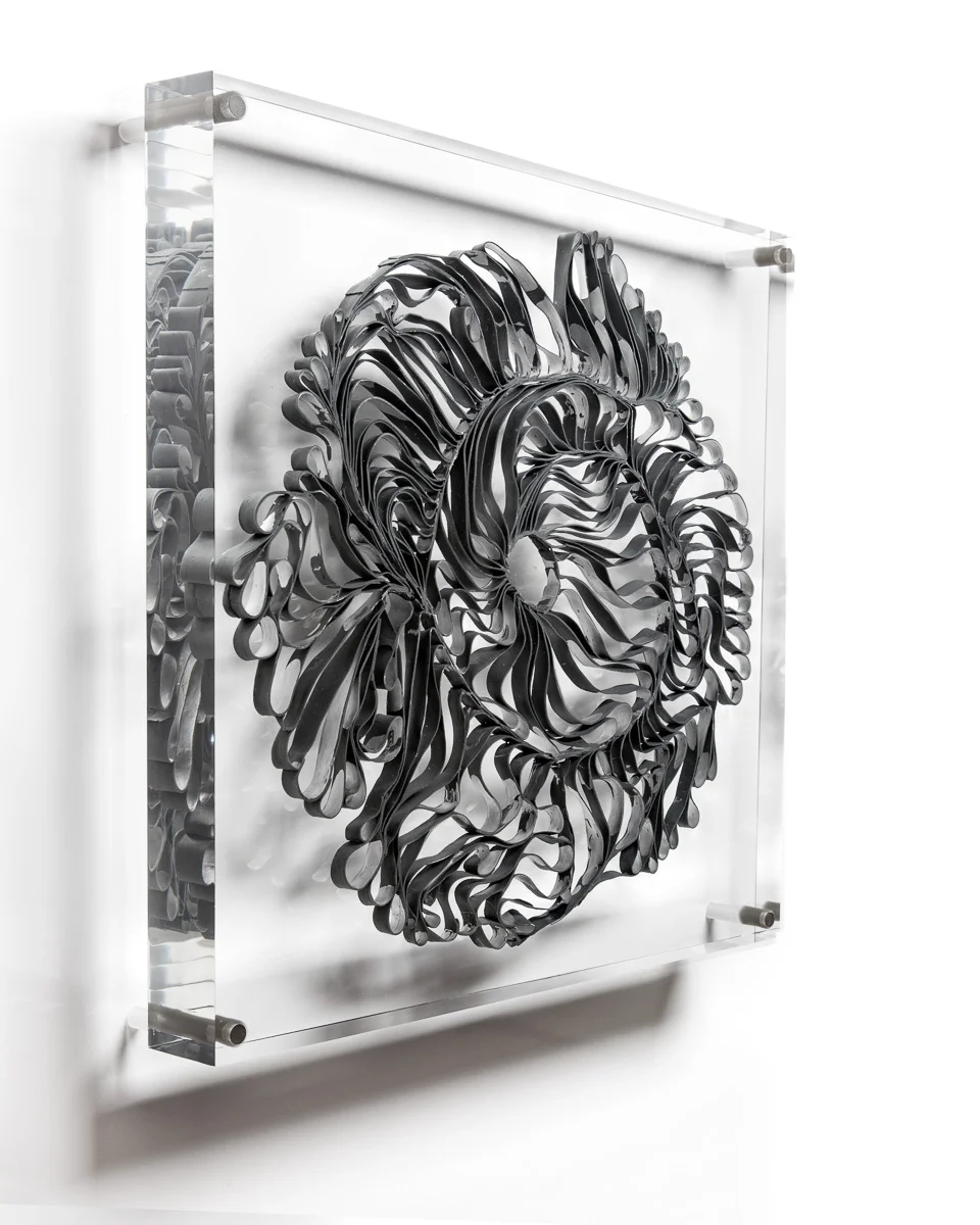 Suspended Black Porcelain