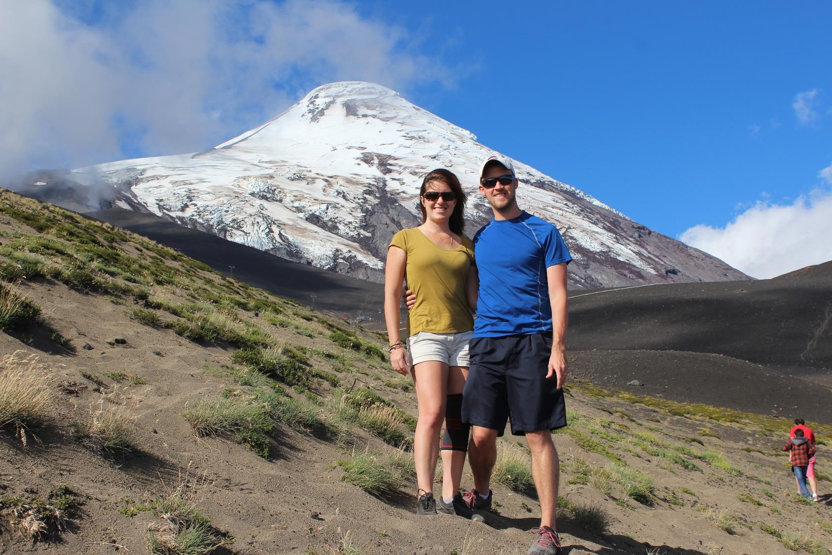 View of Osorno's peak