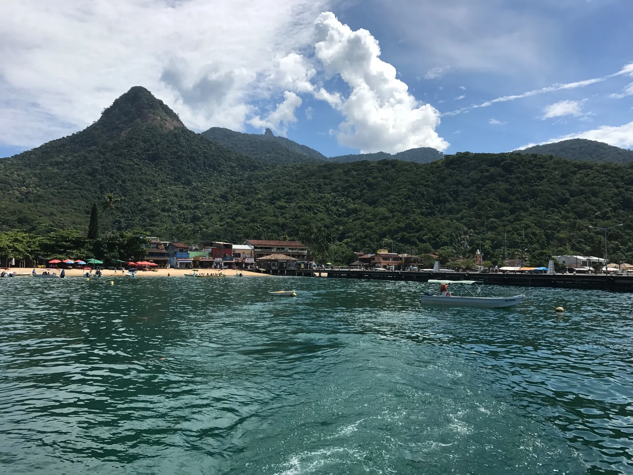 Abraao Town on Ilha Grande