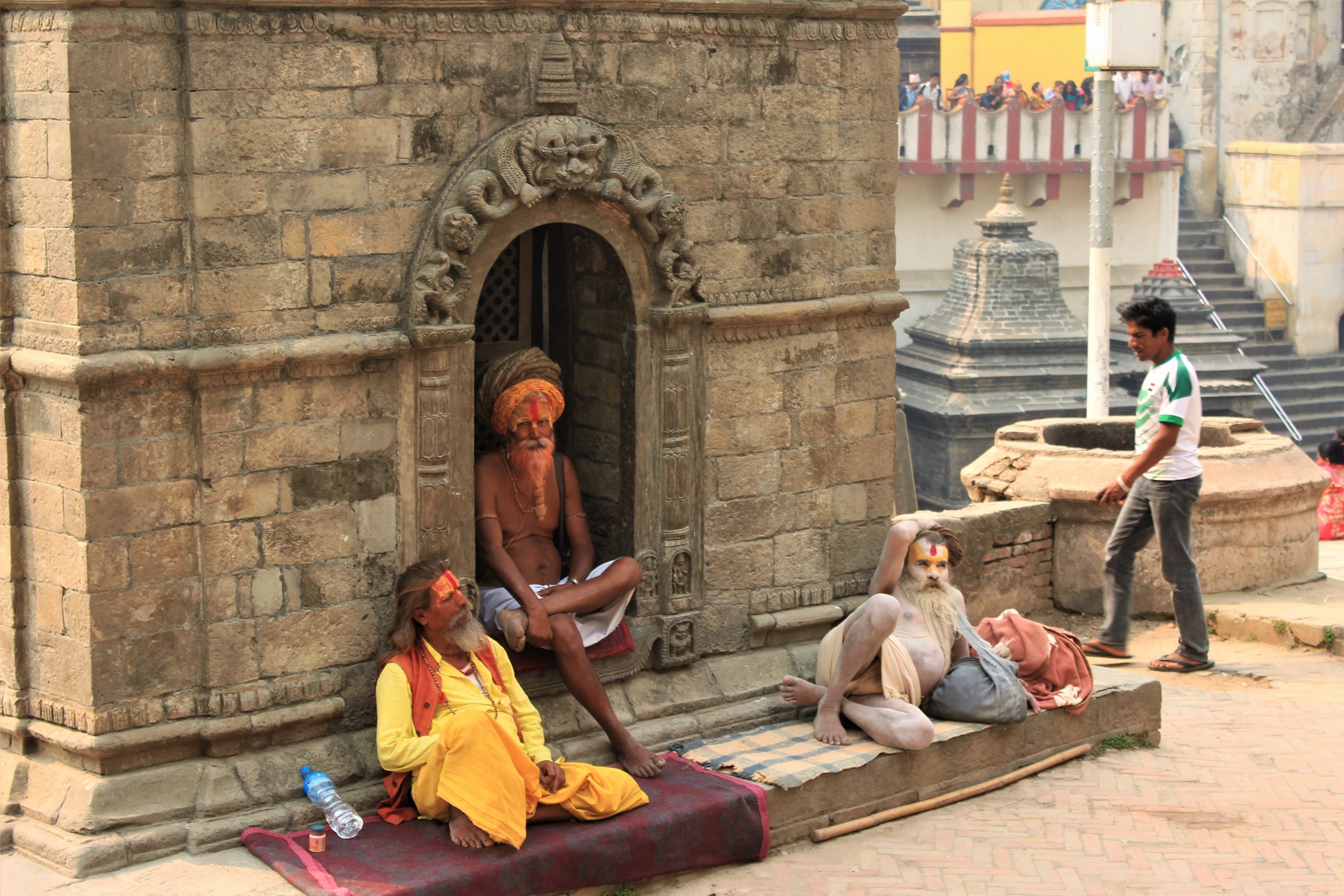 Painted Men at Pashupatinath