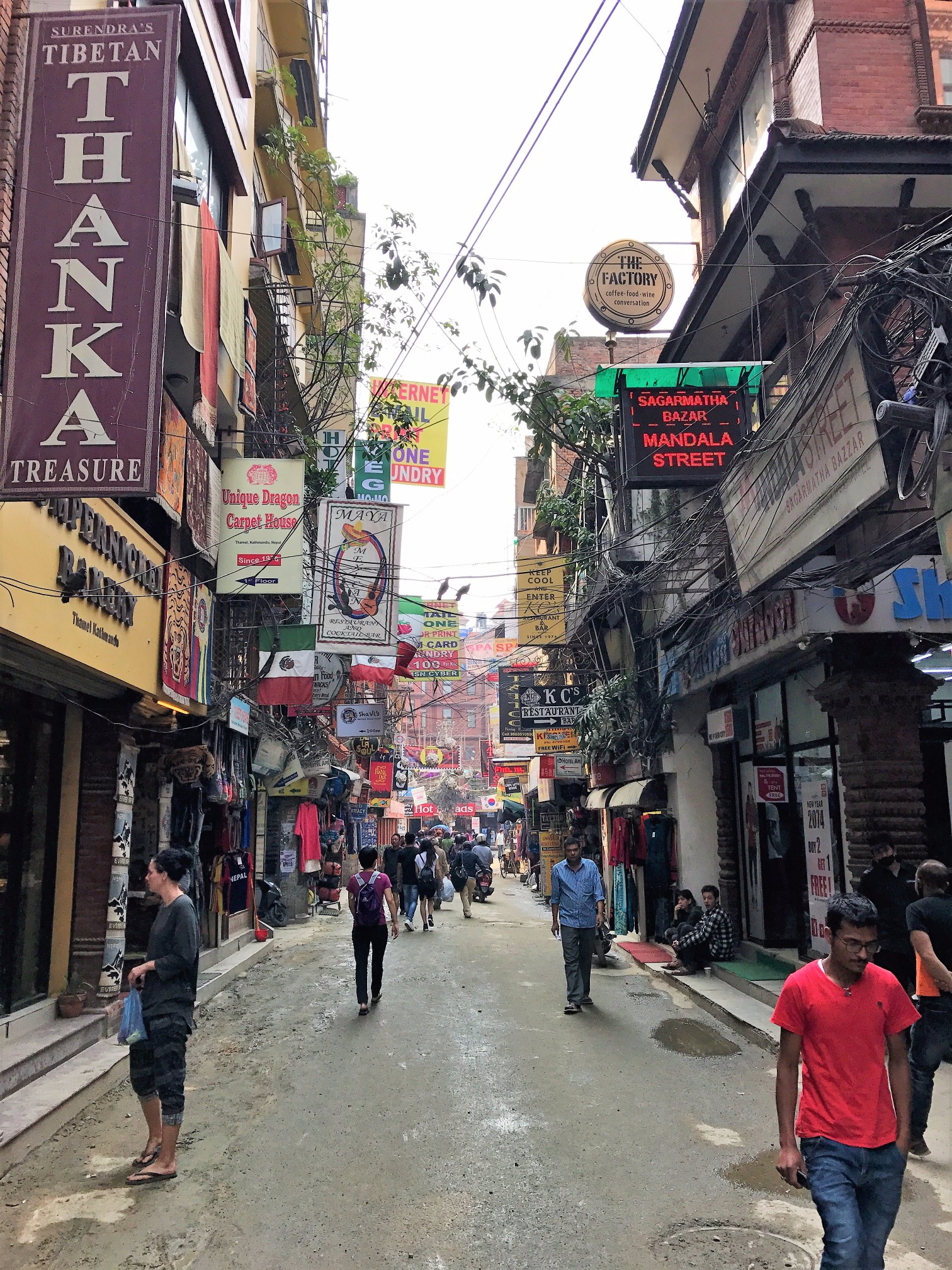 Streets of Thamel, Kathmandu
