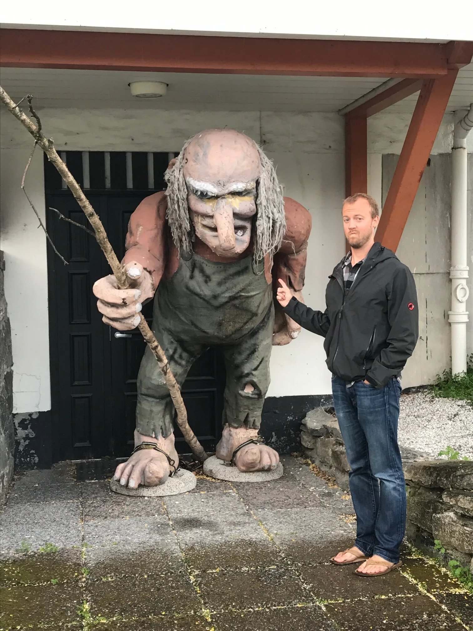 Ben & the local resident Troll