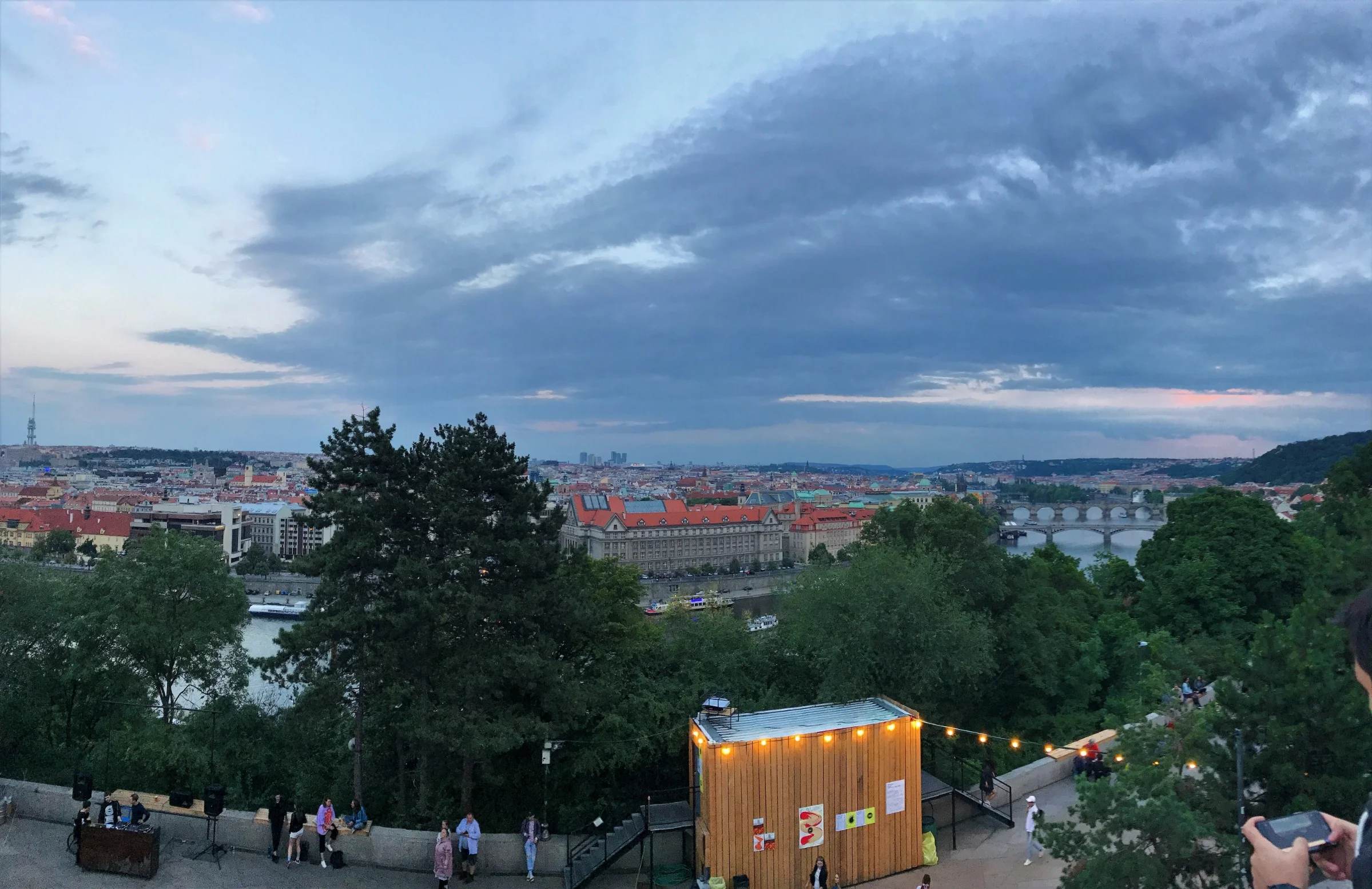 Containall-Stalin Prague View