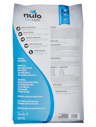 nulo adult grain free dog food
