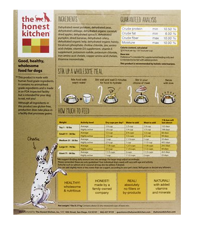 the honest kitchen preference