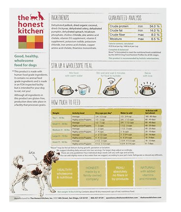 honest kitchen brave