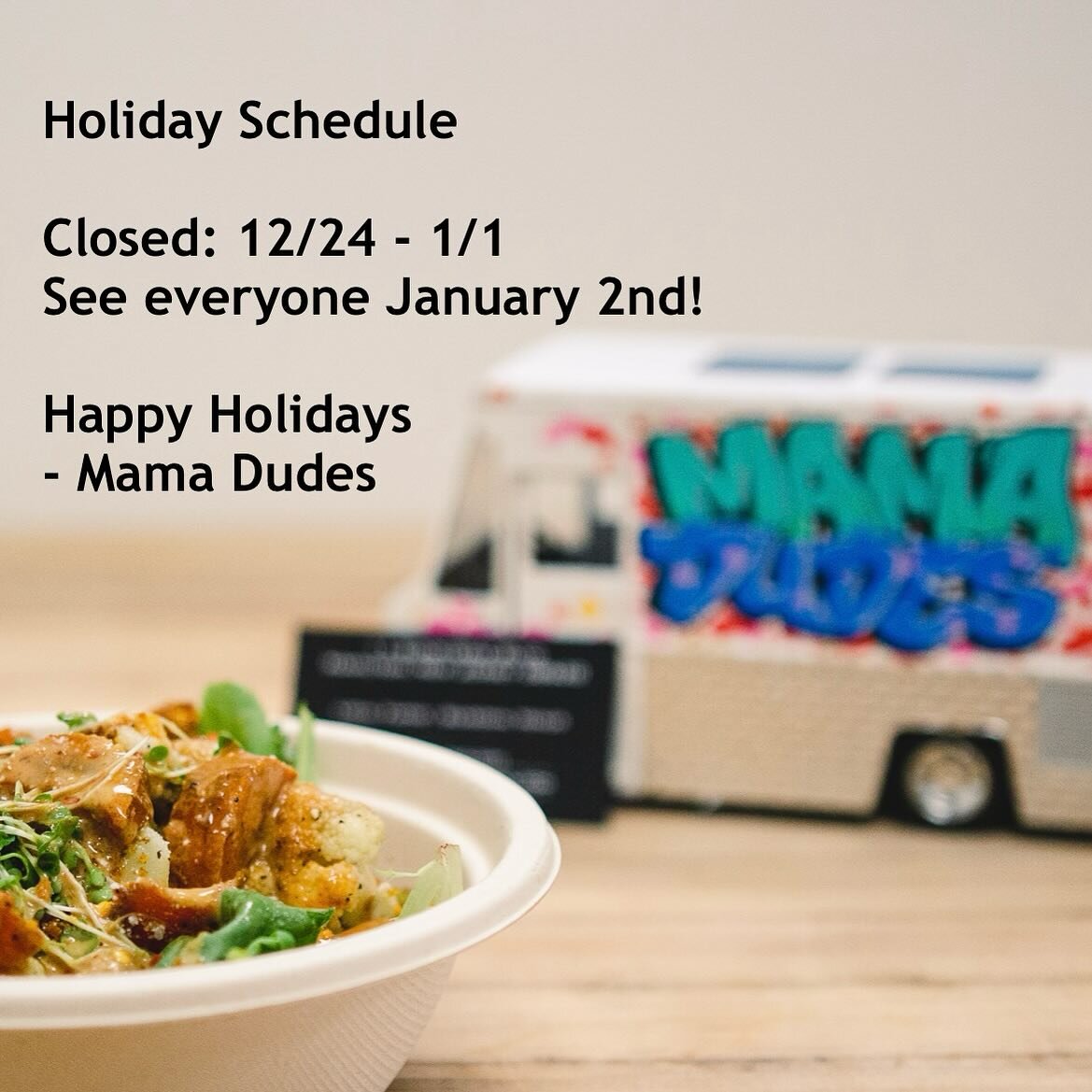 Need a last minute gift? A Mama Dudes gift card sounds nice

Open normal hours today